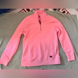 LL Bean quilted quarter-zip pullover